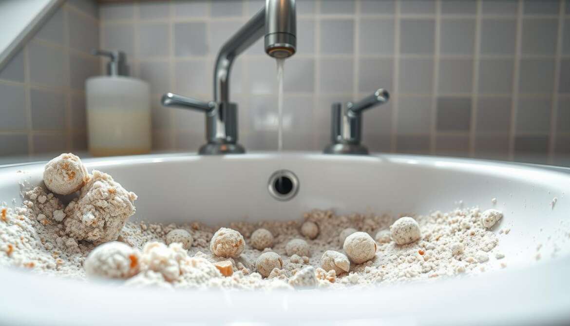 Rückstände durch Badreiniger